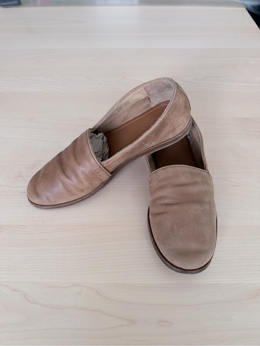 Men's Casual Slip-On Nisolo Loafers in Light Brown